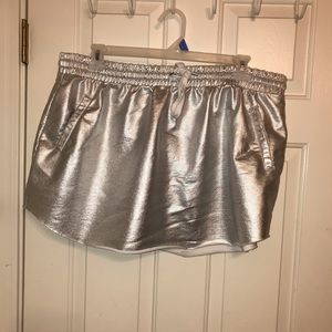 Forever21+ Silver skirt.